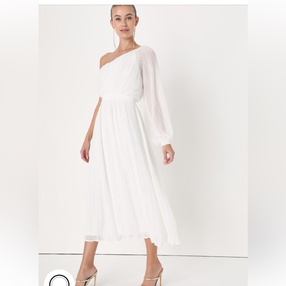 Lulu’s White Bridal Dress
